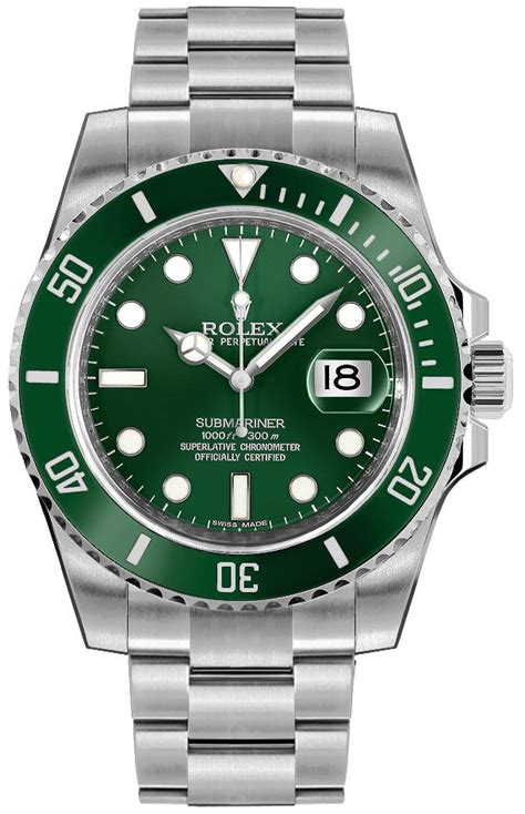 rolex submariner quadrante verde